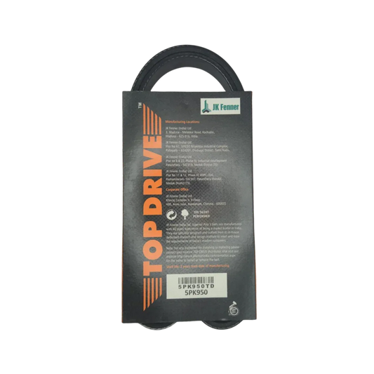 Top Drive Fan Belt 5PK950 - SAF Motors