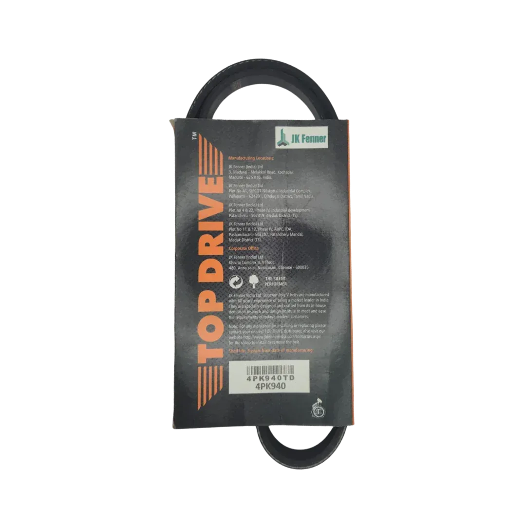 Top Drive Fan Belt 4PK900 - SAF Motors