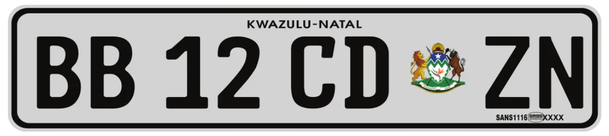 Number Plate - SAF Motors
