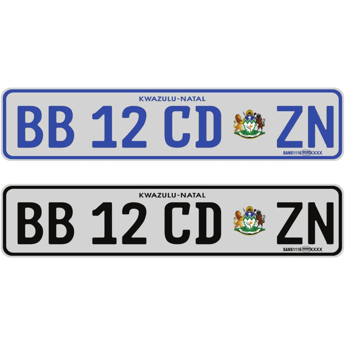 KZN Number Plate – SAF Motors
