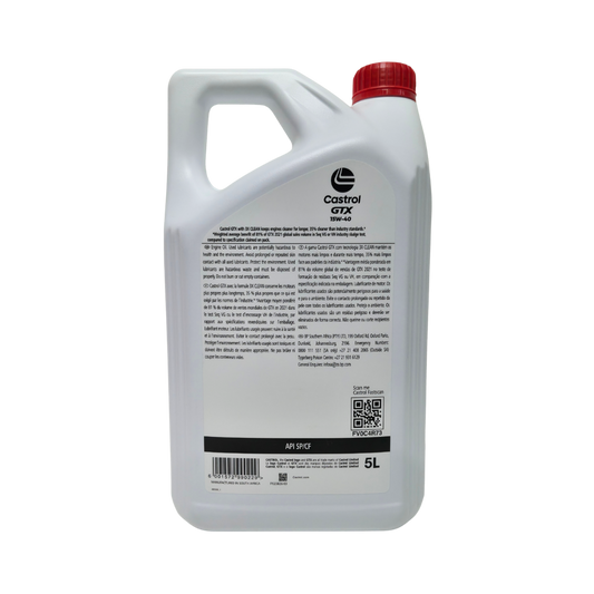 Castrol 15W-40 GTX Petrol & Diesel - 5l