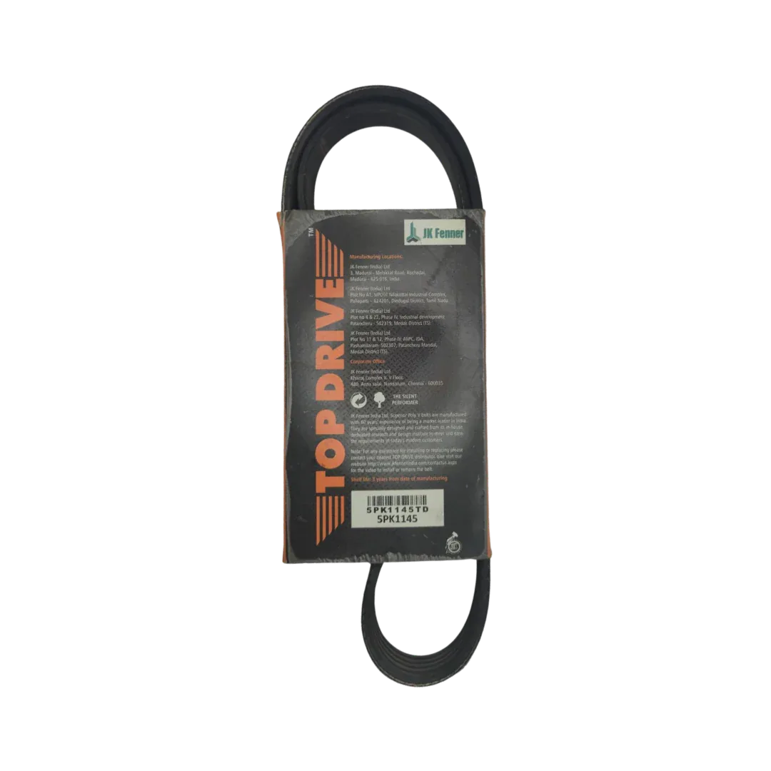 Top Drive Fan Belt 5PK1145 - SAF Motors