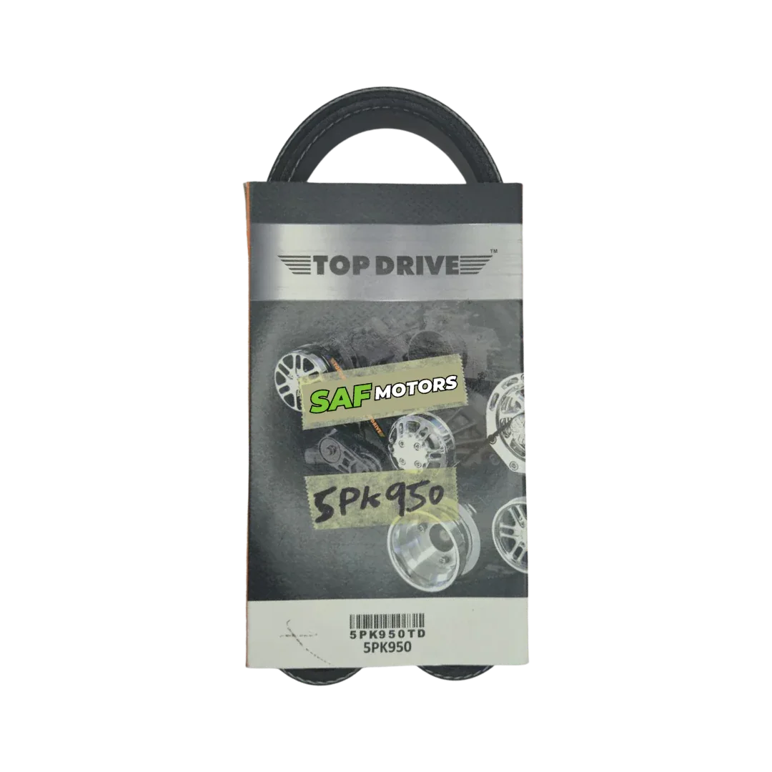 Top Drive Fan Belt 5PK950 - SAF Motors