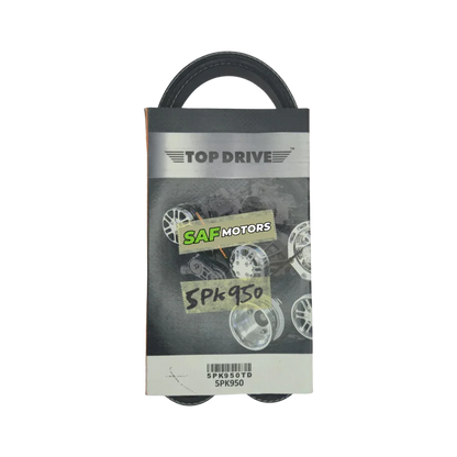 Top Drive Fan Belt 5PK950 - SAF Motors
