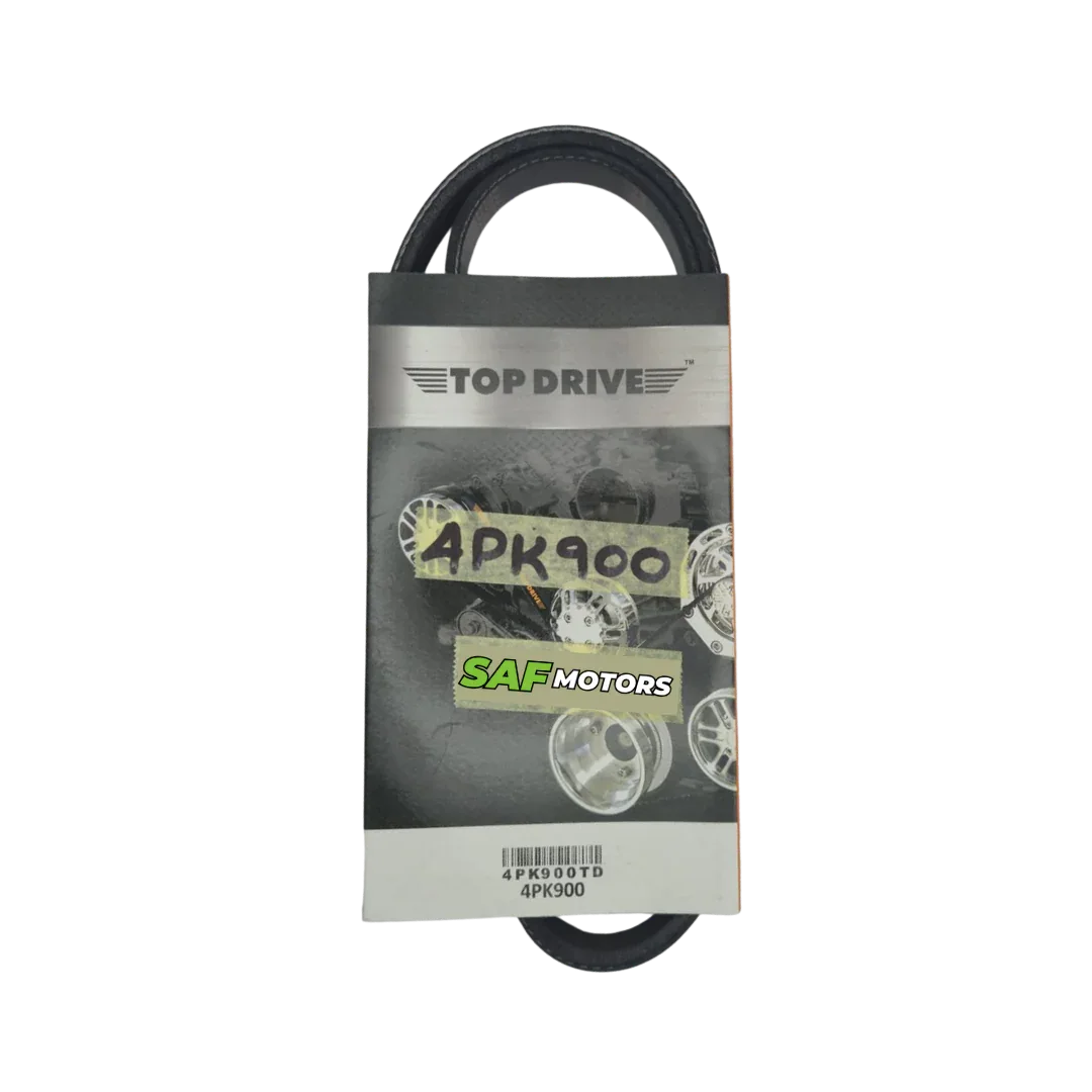 Top Drive Fan Belt 4PK900 - SAF Motors