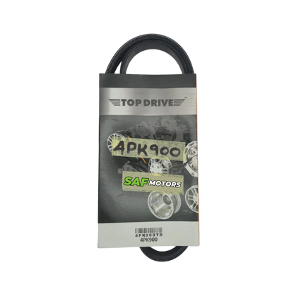 Top Drive Fan Belt 4PK900 - SAF Motors