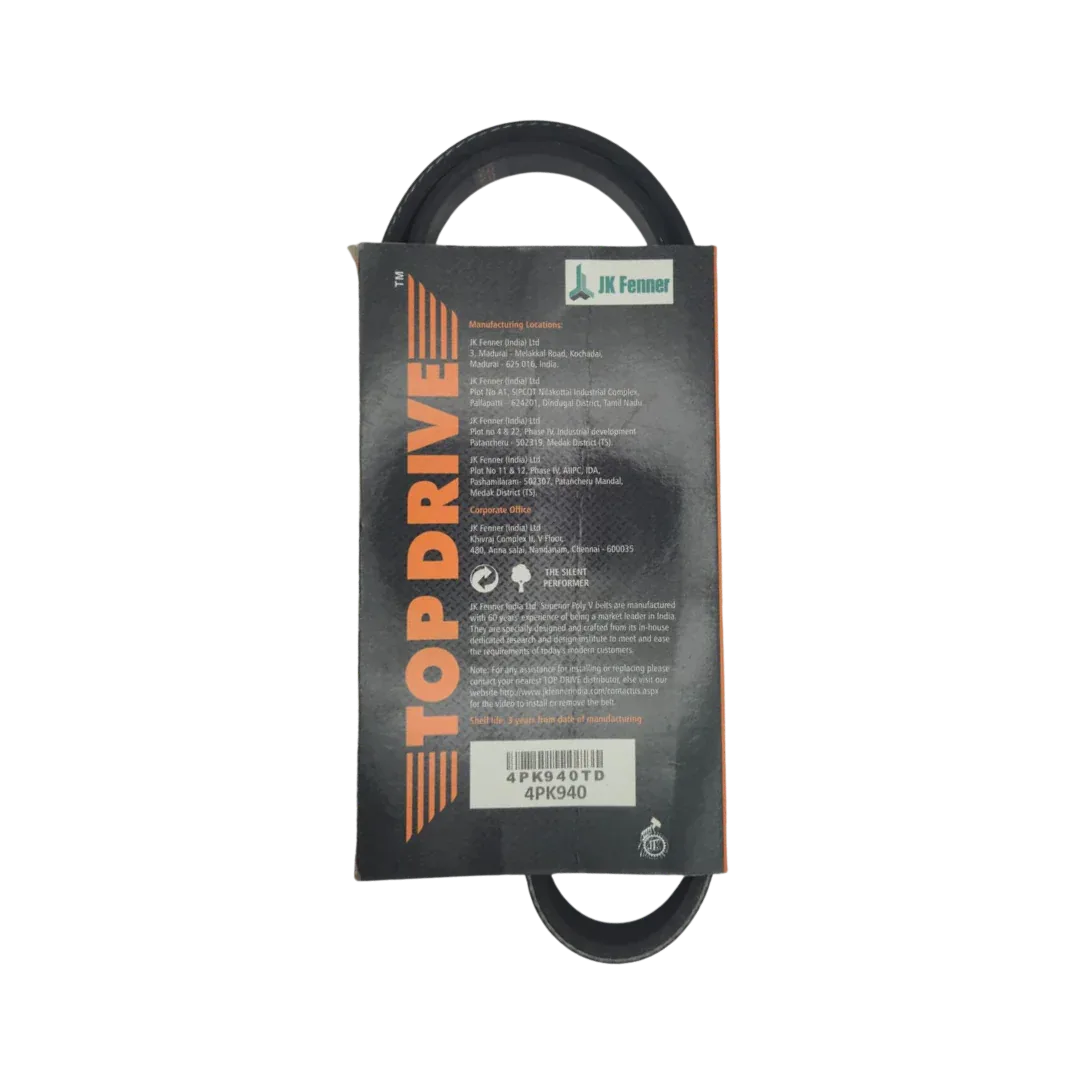 Top Drive Fan Belt 4PK900 - SAF Motors