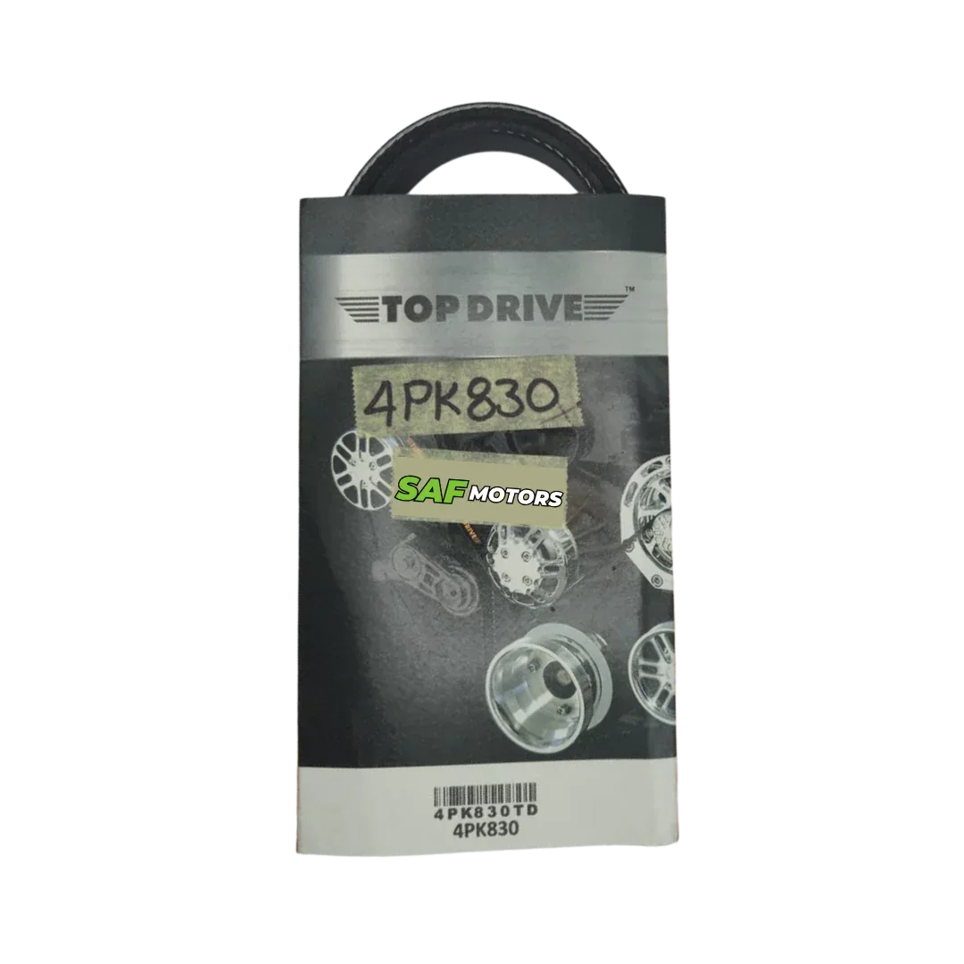 Top Drive Fan Belt 4PK830 - SAF Motors