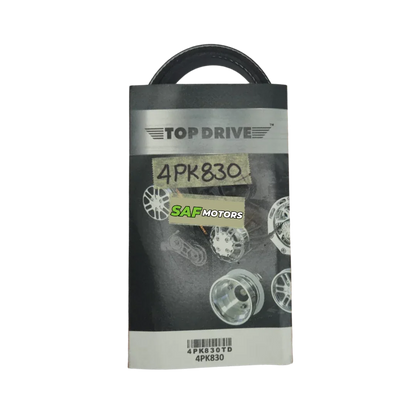 Top Drive Fan Belt 4PK830 - SAF Motors