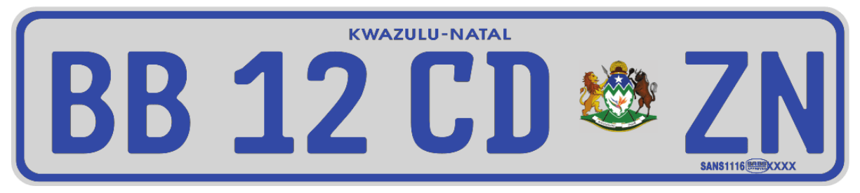 Number Plate - SAF Motors