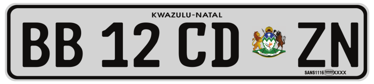 Number Plate - SAF Motors