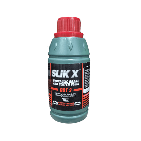 Slik X Hydraulic Brake And Clutch Fluid 200ml - SAF Motors