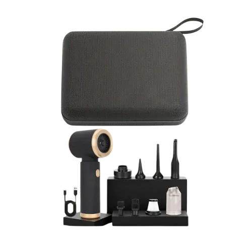 Wireless Car Vacuum Cleaner, Blow And Suck Dual-Purpose + Case - SAF Motors