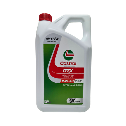 Castrol 15W-40 GTX Petrol & Diesel - 5l