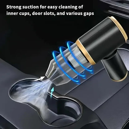 Wireless Car Vacuum Cleaner, Blow And Suck Dual-Purpose + Case - SAF Motors