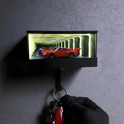 Infinity Mirror LED Key Holder
