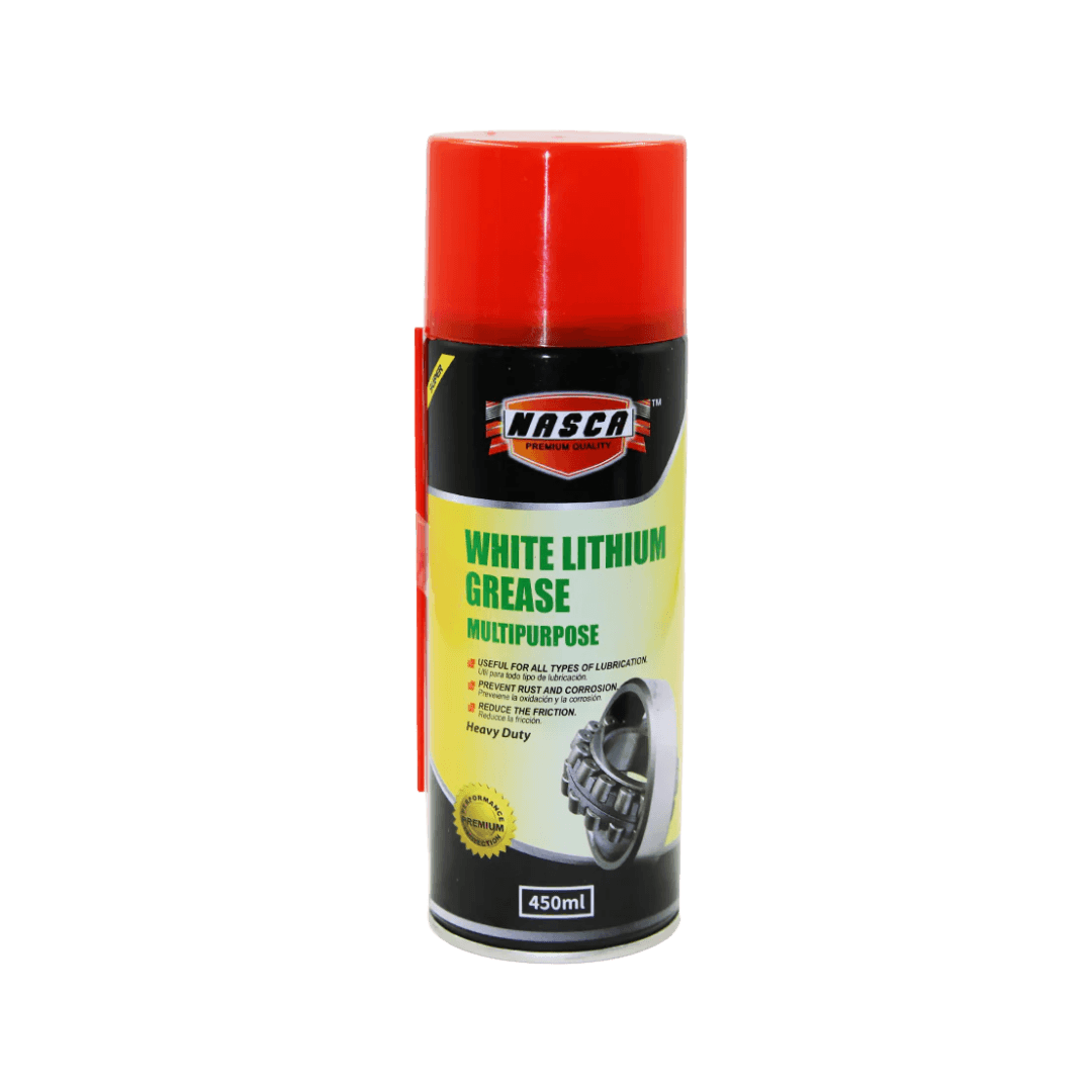 NASCA White Lithium Grease Multipurpose 450ml - SAF Motors