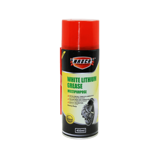 NASCA White Lithium Grease Multipurpose 450ml - SAF Motors