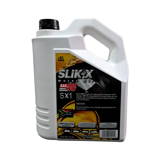 Slik X SAE40 Motor Oil SX1 5l - SAF Motors